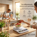 Balança Digital de Cozinha 10kg Alta Precisão 1g LCD para Receitas e Dieta