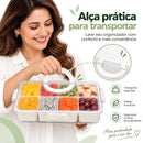 Vivence FreshBox™ 8 | Organize Frutas e Petiscos + Frete Grátis