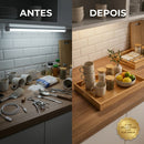 Natura Tray™ - Kit 2 Bandejas Retangulares em Madeira para Café, Decoração e Organização