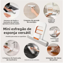 Vivence Clean™ Mini Mop Dobrável Multifuncional – Limpeza Rápida sem Sujar as Mãos
