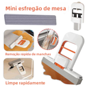 Vivence Clean™ Mini Mop Dobrável Multifuncional – Limpeza Rápida sem Sujar as Mãos
