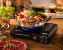 Fogareiro Portátil a Gás com Maleta e Acendimento Automático | Ideal para Camping, Pesca e Viagens